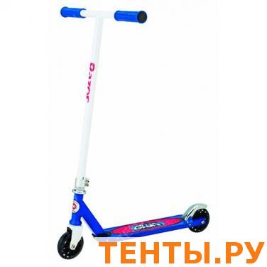 Детский трюковой самокат Razor Grom сине-белый Детский трюковой самокат Razor Grom сине-белый