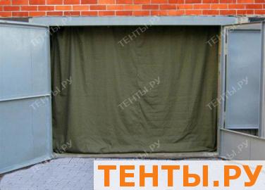 Штора в гараж из утепленного брезента огнеупорного (цена за кв.м) Штора в гараж из утепленного брезента огнеупорного (цена за кв.м)