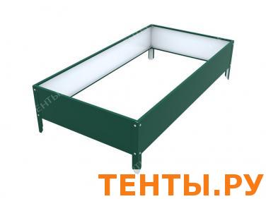Грядка из металла с полимерным покрытием полиэстер профиль СТАНДАРТ RAL 6005 зеленый мох Грядка из металла с полимерным покрытием полиэстер профиль СТАНДАРТ RAL 6005 зеленый мох