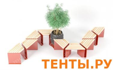 Модульная скамейка «Эраунд 4» Модульная скамейка «Эраунд 4»