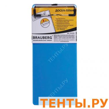 Доска-планшет BRAUBERG с верхним прижимом (для счетов, заказов), 10,0*22,8см, пласт, 2мм, син,232234 Доска-планшет BRAUBERG с верхним прижимом (для счетов, заказов), 10,0*22,8см, пласт, 2мм, син,232234