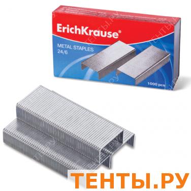 Скобы для степлера ERICH KRAUSE №24/6 1000шт., 1189 Скобы для степлера ERICH KRAUSE №24/6 1000шт., 1189