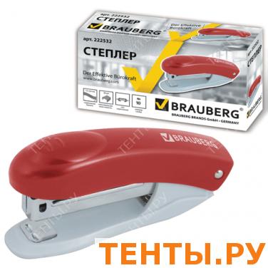 Степлер BRAUBERG №10, до 12 л, пласт. корпус, метал. мех,встроенный антистеплер, красный, 222532 Степлер BRAUBERG №10, до 12 л, пласт. корпус, метал. мех,встроенный антистеплер, красный, 222532