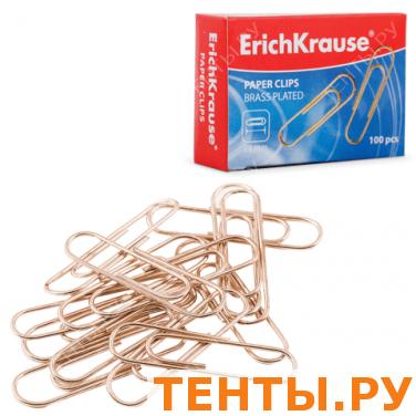 Скрепки ERICH KRAUSE 28 мм омедненные, 100 шт., в карт.коробке, 24867 Скрепки ERICH KRAUSE 28 мм омедненные, 100 шт., в карт.коробке, 24867
