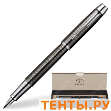 Ручка перьевая PARKER IM Premium "Оружейная сталь", корпус нерж. сталь, хромированные детали Ручка перьевая PARKER IM Premium "Оружейная сталь", корпус нерж. сталь, хромированные детали