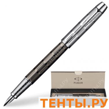 Ручка перьевая PARKER IM Premium "Точечная гравировка", корпус нерж. сталь, хромированные детали Ручка перьевая PARKER IM Premium "Точечная гравировка", корпус нерж. сталь, хромированные детали