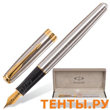 Ручка перьевая PARKER Sonnet Stainless Steel GT корпус нерж. сталь, позолоченные детали Ручка перьевая PARKER Sonnet Stainless Steel GT корпус нерж. сталь, позолоченные детали