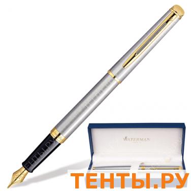 Ручка перьевая WATERMAN Hemisphere Stainless Steel GT, корпус нерж.сталь,позолоч.детали,S0920310,син Ручка перьевая WATERMAN Hemisphere Stainless Steel GT, корпус нерж.сталь,позолоч.детали,S0920310,син