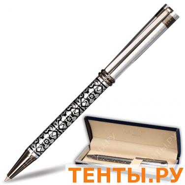 Ручка шариковая GALANT GFP038, подарочная, корп. серебристый/черный, хромированные детали,141667,син Ручка шариковая GALANT GFP038, подарочная, корп. серебристый/черный, хромированные детали,141667,син
