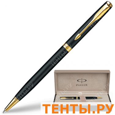Ручка шариковая PARKER Sonnet Matte Black Slim GT корпус матов. черный, позолоченные детали Ручка шариковая PARKER Sonnet Matte Black Slim GT корпус матов. черный, позолоченные детали
