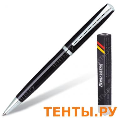 Ручка шариковая BRAUBERG бизнес-класса "Cayman Black", корп. черный, серебр. детали, 141410, синяя Ручка шариковая BRAUBERG бизнес-класса "Cayman Black", корп. черный, серебр. детали, 141410, синяя
