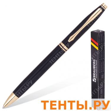Ручка шариковая BRAUBERG бизнес-класса "De luxe Black", корпус черный, золот. детали, 141411, синяя Ручка шариковая BRAUBERG бизнес-класса "De luxe Black", корпус черный, золот. детали, 141411, синяя