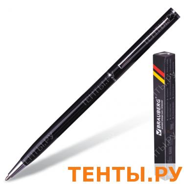 Ручка шариковая BRAUBERG бизнес-класса "Delicate Black", корп.черн, серебр.детали, 141399, синяя Ручка шариковая BRAUBERG бизнес-класса "Delicate Black", корп.черн, серебр.детали, 141399, синяя