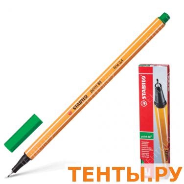 Ручка капиллярная STABILO "Point", толщ. письма 0,4мм, 88/36, зеленая Ручка капиллярная STABILO "Point", толщ. письма 0,4мм, 88/36, зеленая