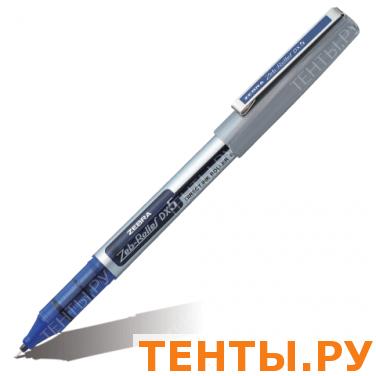 Ручка роллер ZEBRA "Zeb-Roller DX5", корпус серебристый, толщ.письма 0,5мм, синяя, EX-JB2-BL Ручка роллер ZEBRA "Zeb-Roller DX5", корпус серебристый, толщ.письма 0,5мм, синяя, EX-JB2-BL