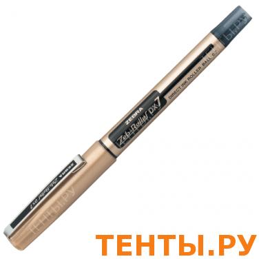 Ручка роллер ZEBRA "Zeb-Roller DX7", корпус золотистый, толщ.письма 0,7мм, черная, EX-JB3-BK Ручка роллер ZEBRA "Zeb-Roller DX7", корпус золотистый, толщ.письма 0,7мм, черная, EX-JB3-BK