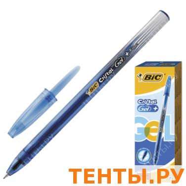 Ручка гелевая BIC "Cristal Gel+", корпус синий, полупрозрачный, толщ. письма 0,5мм, 905489, синяя Ручка гелевая BIC "Cristal Gel+", корпус синий, полупрозрачный, толщ. письма 0,5мм, 905489, синяя