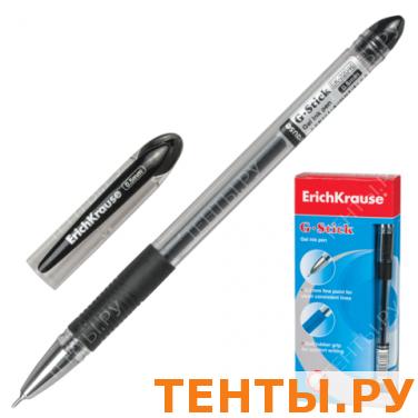 Ручка гелевая ERICH KRAUSE "G-STICK" с рез.упором, толщ.письма 0,5мм, 22046, черная Ручка гелевая ERICH KRAUSE "G-STICK" с рез.упором, толщ.письма 0,5мм, 22046, черная
