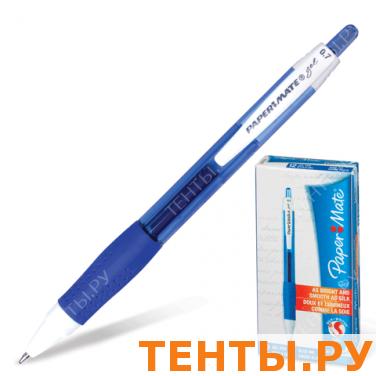 Ручка гелевая PAPER MATE автомат. "PM Gel", корпус синий с белым, толщ.письма 0,7мм, S0903220, синяя Ручка гелевая PAPER MATE автомат. "PM Gel", корпус синий с белым, толщ.письма 0,7мм, S0903220, синяя
