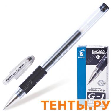 Ручка гелевая PILOT "G-1 GRIP" BLGP-G1-5, с рез.упором, 0,3 мм, черная Ручка гелевая PILOT "G-1 GRIP" BLGP-G1-5, с рез.упором, 0,3 мм, черная