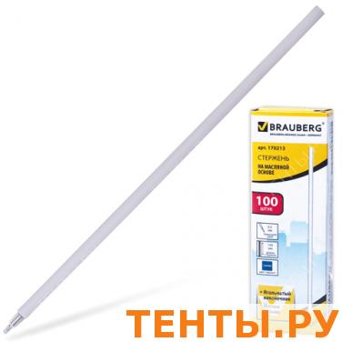 Стержень на масляной основе BRAUBERG 145 мм, игольчатый наконечник, 0,5мм, 170213, синий Стержень на масляной основе BRAUBERG 145 мм, игольчатый наконечник, 0,5мм, 170213, синий