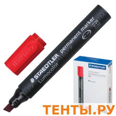 Маркер перманентный (нестираемый) STAEDTLER (Штедлер,Германия) "Lumocolor",скошен.,2-5мм,красн,350-2 Маркер перманентный (нестираемый) STAEDTLER (Штедлер,Германия) "Lumocolor",скошен.,2-5мм,красн,350-2