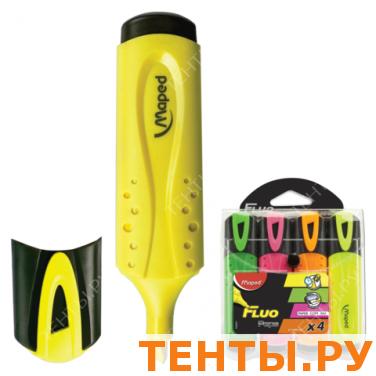 Текстмаркеры MAPED (Франция), НАБОР 4шт, "Fluo Pep\ Текстмаркеры MAPED (Франция), НАБОР 4шт, "Fluo Pep\
