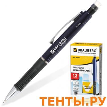 Карандаш мех. BRAUBERG MPC003, корпус синий, рез. держ., ластик, 0,5мм, 180285 Карандаш мех. BRAUBERG MPC003, корпус синий, рез. держ., ластик, 0,5мм, 180285