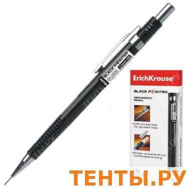 Карандаш мех. ERICH KRAUSE "Black Pointer", черный, 0,5мм, 22005 Карандаш мех. ERICH KRAUSE "Black Pointer", черный, 0,5мм, 22005