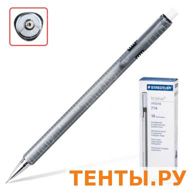 Карандаш мех. STAEDTLER (Штедлер, Германия) "Triplus micro",трехгран,серебр.корп,ластик,0,5мм,774-25 Карандаш мех. STAEDTLER (Штедлер, Германия) "Triplus micro",трехгран,серебр.корп,ластик,0,5мм,774-25