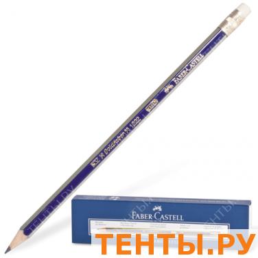 Карандаш ч/гр FABER-CASTELL GOLDFABER 1222, с ластиком, НВ, FC116800 Карандаш ч/гр FABER-CASTELL GOLDFABER 1222, с ластиком, НВ, FC116800