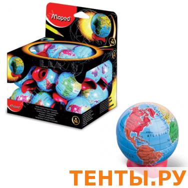 Точилка MAPED (Франция) "Globe" металлический контейнер, в форме глобуса, 051111 Точилка MAPED (Франция) "Globe" металлический контейнер, в форме глобуса, 051111
