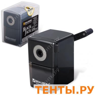 Точилка механическая BRAUBERG "BlackJack", металлический механизм, цвет чёрный, 222516 Точилка механическая BRAUBERG "BlackJack", металлический механизм, цвет чёрный, 222516