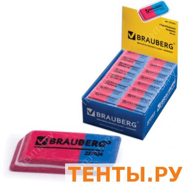 Резинка стирательная BRAUBERG 41*14*8 мм, красно-синяя, в карт дисплее, 221034 Резинка стирательная BRAUBERG 41*14*8 мм, красно-синяя, в карт дисплее, 221034