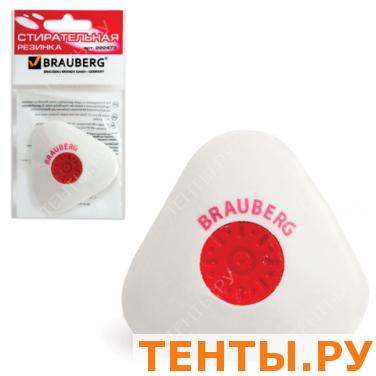 Резинка стирательная BRAUBERG треугольная, пласт.держатель, 10*45*45мм, белая, в упак. с подв,222473 Резинка стирательная BRAUBERG треугольная, пласт.держатель, 10*45*45мм, белая, в упак. с подв,222473