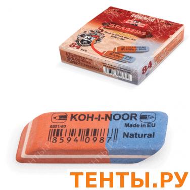 Резинка стирательная KOH-I-NOOR прямоуг., скош.углы, 42х14х8 мм, крас/син., картон. дисплей, 6521/80 Резинка стирательная KOH-I-NOOR прямоуг., скош.углы, 42х14х8 мм, крас/син., картон. дисплей, 6521/80