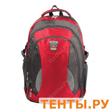 Рюкзак для школы и офиса BRAUBERG SB-1, разм. 48*34*18см, ткань, серо-красный, 224451 Рюкзак для школы и офиса BRAUBERG SB-1, разм. 48*34*18см, ткань, серо-красный, 224451