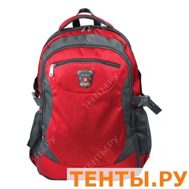 Рюкзак для школы и офиса BRAUBERG SB-2, разм. 48*34*18см, ткань, серо-красный, 224452 Рюкзак для школы и офиса BRAUBERG SB-2, разм. 48*34*18см, ткань, серо-красный, 224452