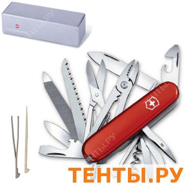 Подарочный нож VICTORINOX "Handyman", 91мм, складной, красный, 24 функции, 1.3773 Подарочный нож VICTORINOX "Handyman", 91мм, складной, красный, 24 функции, 1.3773