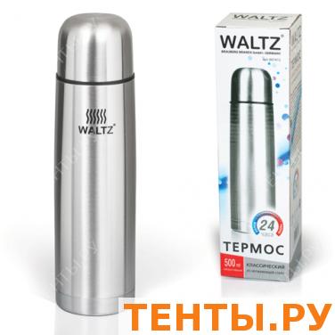 Термос WALTZ (ВАЛЬЦ) классический с узким горлом, 0,5 л, нержавеющая сталь,601412 Термос WALTZ (ВАЛЬЦ) классический с узким горлом, 0,5 л, нержавеющая сталь,601412