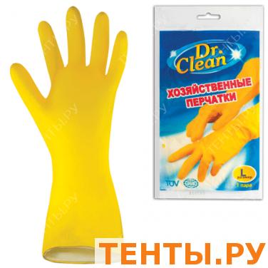 Перчатки хоз.латексные DR.CLEAN (Доктор Клин), без х/б напыления, размер L (большой), ш/к 44845 Перчатки хоз.латексные DR.CLEAN (Доктор Клин), без х/б напыления, размер L (большой), ш/к 44845