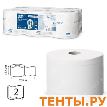 Бумага туалетная 207м, TORK SmartOne, КОМПЛЕКТ 6шт, Advanced, 2-сл, белая (дисп.601666) АРТ.472242 Бумага туалетная 207м, TORK SmartOne, КОМПЛЕКТ 6шт, Advanced, 2-сл, белая (дисп.601666) АРТ.472242