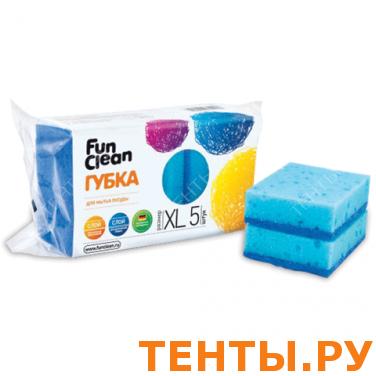 Губки бытовые для мытья посуды FUN CLEAN XL, КОМПЛЕКТ 5шт., чистящий слой, (в25*ш100*г70мм), 6794 Губки бытовые для мытья посуды FUN CLEAN XL, КОМПЛЕКТ 5шт., чистящий слой, (в25*ш100*г70мм), 6794