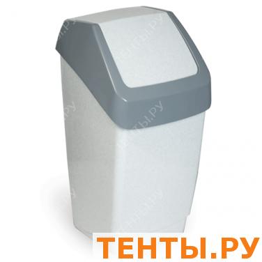 Ведро-контейнер для мусора IDEA, 15 л., серое (в 46*ш 26*г 25 см), качающаяся крышка, М 2471 Ведро-контейнер для мусора IDEA, 15 л., серое (в 46*ш 26*г 25 см), качающаяся крышка, М 2471