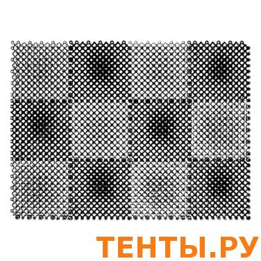 Коврик входной пластиковый грязезащитный "Травка", 560*420*10мм, серый-черный, 23005 Коврик входной пластиковый грязезащитный "Травка", 560*420*10мм, серый-черный, 23005