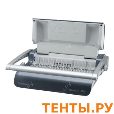 Переплетная машина для пластик пружины FELLOWES QUASAR+, пробив.22л., сшив.500л., FS-56277 Переплетная машина для пластик пружины FELLOWES QUASAR+, пробив.22л., сшив.500л., FS-56277