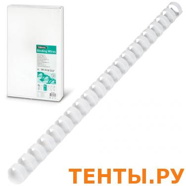 Пружины пласт. д/переплета FELLOWES, КОМПЛЕКТ 100шт, 14мм (для сшивания 81-100л) белые, FS-53466 Пружины пласт. д/переплета FELLOWES, КОМПЛЕКТ 100шт, 14мм (для сшивания 81-100л) белые, FS-53466