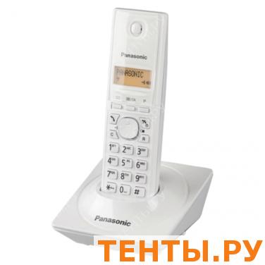 Радиотелефон PANASONIC KX-TG1711RUW, пам 50ном АОН повтор, часы /будильник(радиус 10-100м),цв. белый Радиотелефон PANASONIC KX-TG1711RUW, пам 50ном АОН повтор, часы /будильник(радиус 10-100м),цв. белый