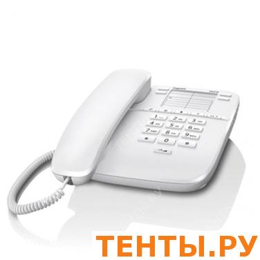 Телефон GIGASET DA310, память 4 ном., повтор номера, тональный/импульсный набор, цв.белый Телефон GIGASET DA310, память 4 ном., повтор номера, тональный/импульсный набор, цв.белый