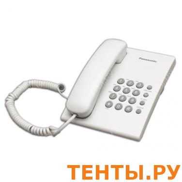 Телефон PANASONIC KX-TS2350RUW, белый, повторный набор, тональный/импульсный режим Телефон PANASONIC KX-TS2350RUW, белый, повторный набор, тональный/импульсный режим